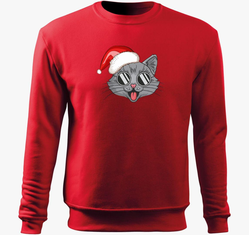 Boldog Macska pulover s kapuco