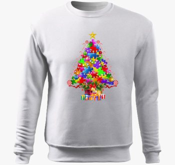 Puzzle pulover s kapuco