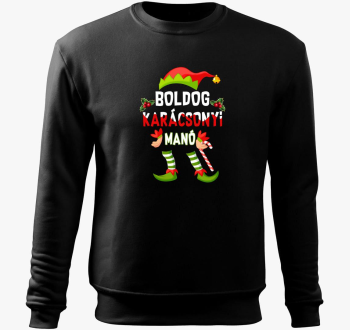 Boldog pulover s kapuco