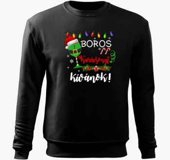 Boros pulover s kapu