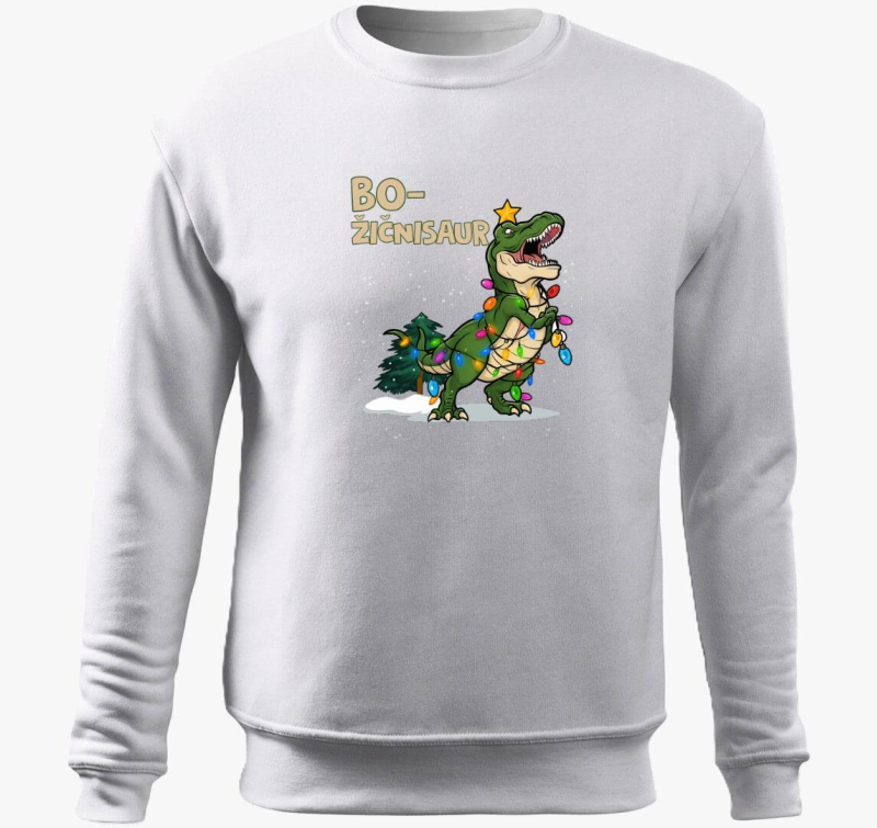 Fa-szaurusz pulover s kapuco