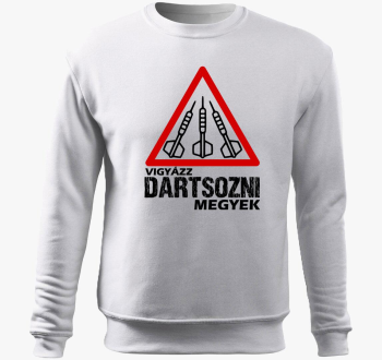 dartsozni megyek pulover s kapuco