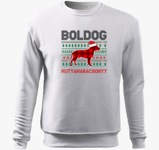 Boldog pulover s kapuco