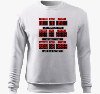 Vissza pulover s kapuco