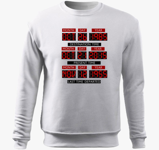 Vissza pulover s kapuco