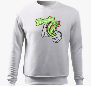 Comic ribič pulover s kapuco