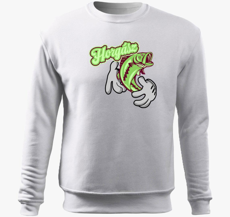 Comic ribič pulover s kapuco