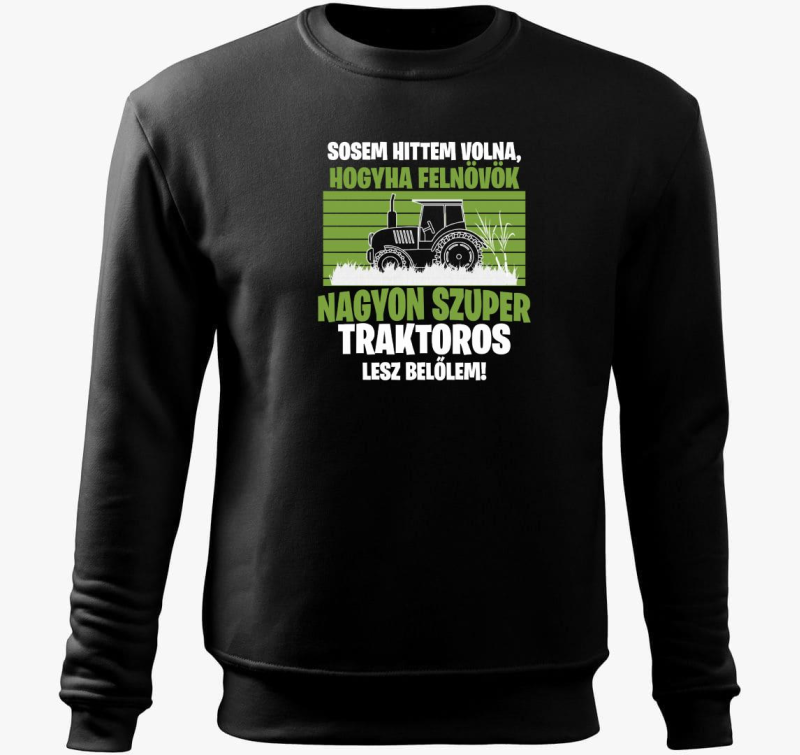 Ha zelo szuper traktoros lesz pulover s kapuco