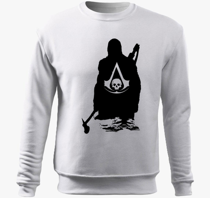 Assassins Creed sziluett pulover s kapuco