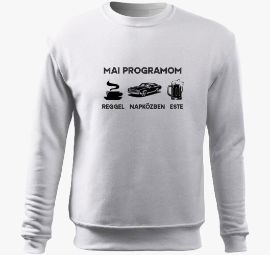 Napirend mai programom pulover...