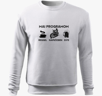 Napirend mai programom pulover s kapuco