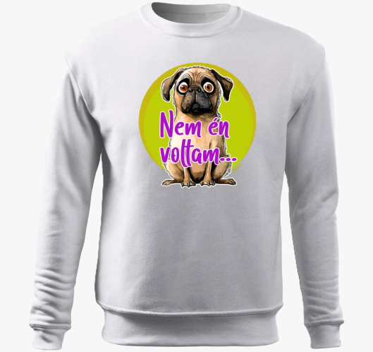 Mopsz kutya pulover s kapuco