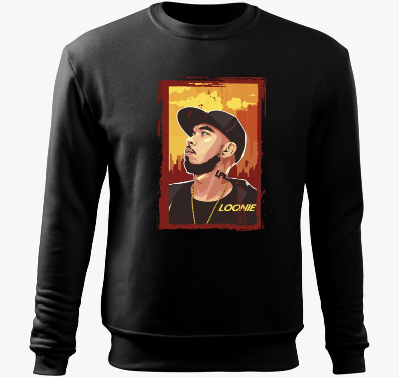 Loonie pulover s kapuco