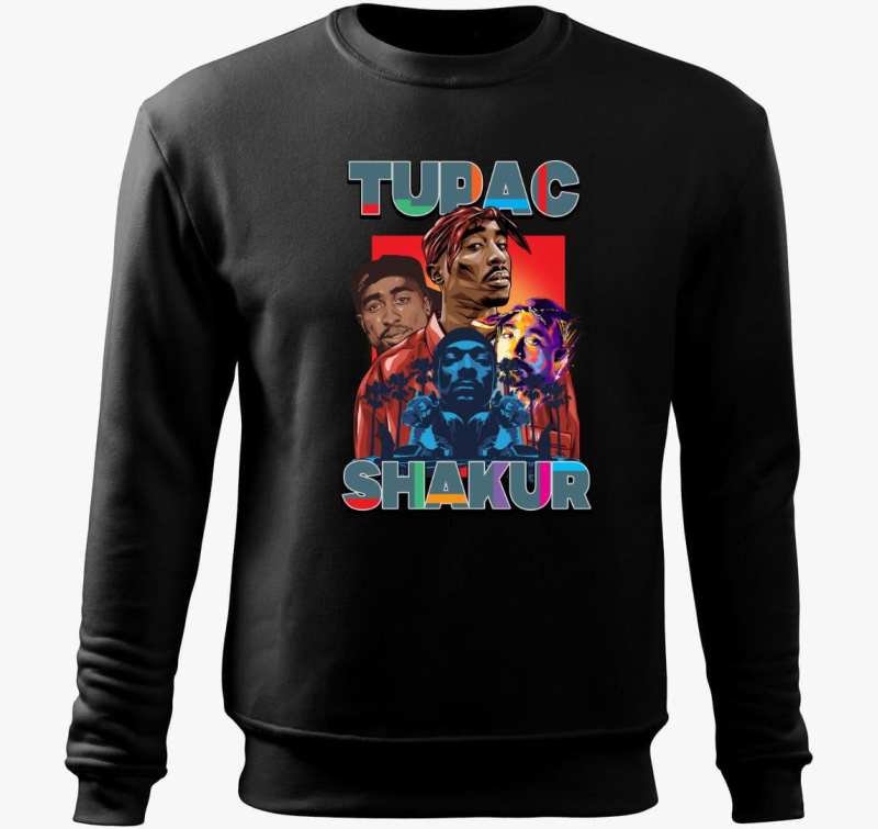 Tupac Shakur Rapper pulover s kapuco