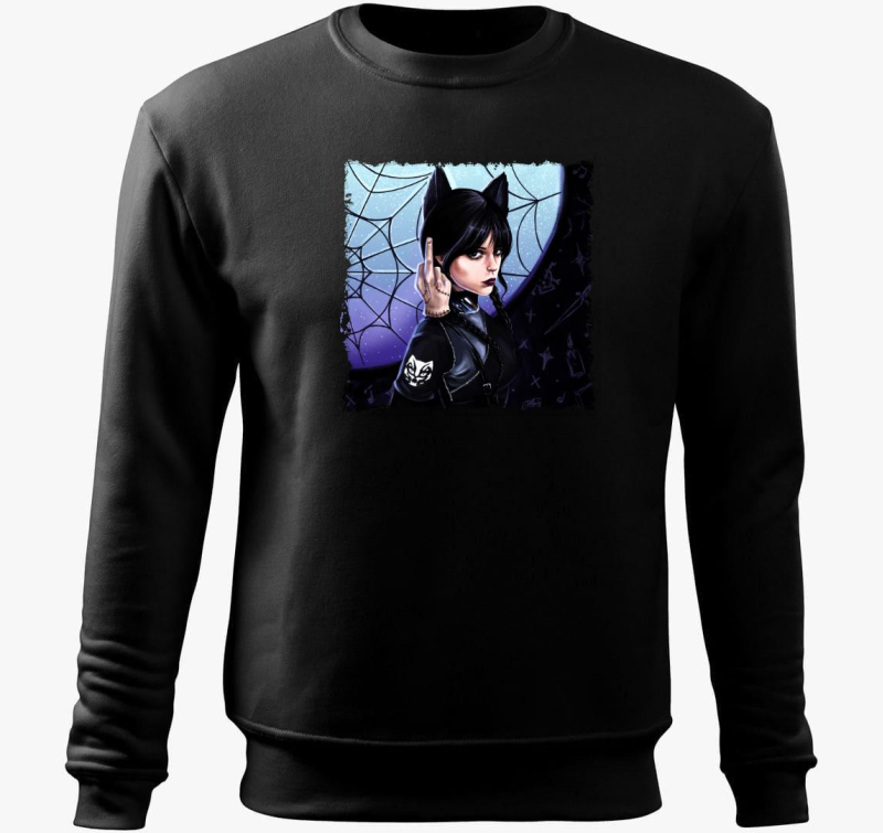 Wednesday - uniformis (Poe Kupa) pulover s kapuco