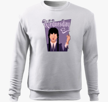 Wednesday Addams karakter pulover s kapuco