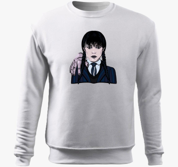 Wednesday in karakter pulover s kapuco