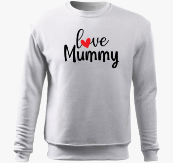 Love Mummy pulover s kapuco