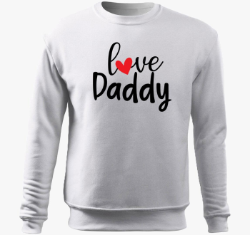 Love Daddy pulover s kapuco