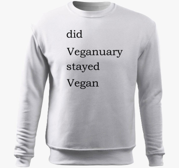 Did Veganuary pulover s kapuco