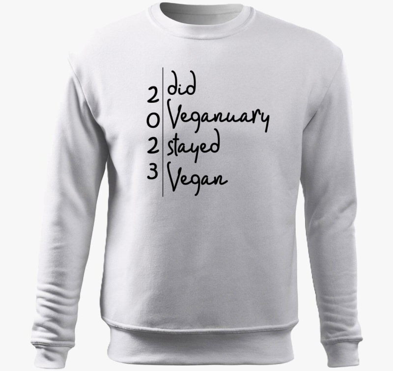 Did Veganuary 2023 pulover s kapuco