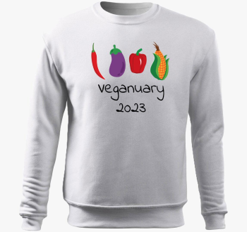 Veganuary 2023 pulover s kapuco