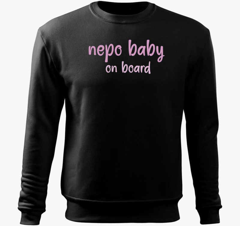 nepo baby on board (roza) feliratos pulover s kapuco