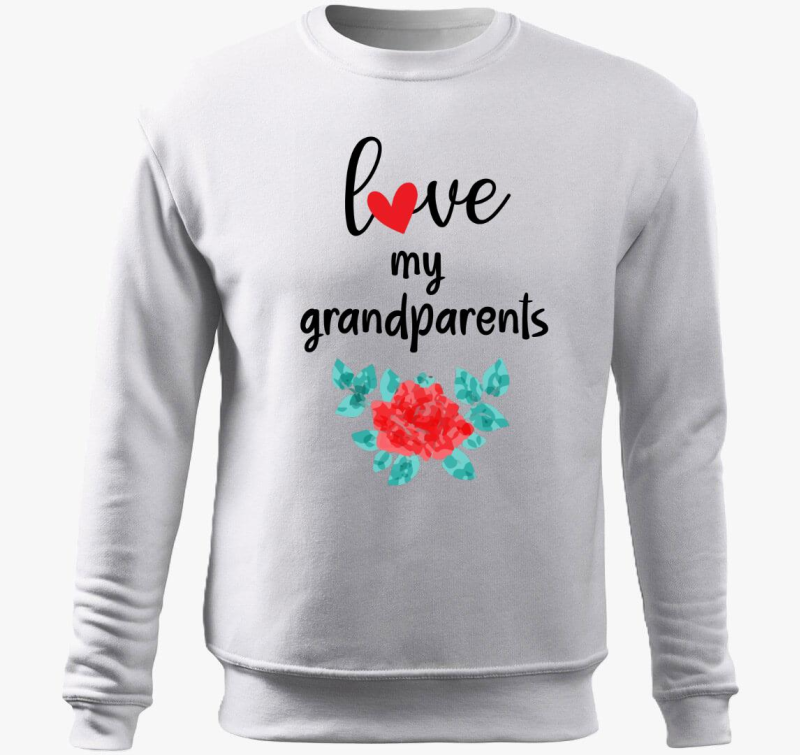 Love my Grandparents pulover s kapuco