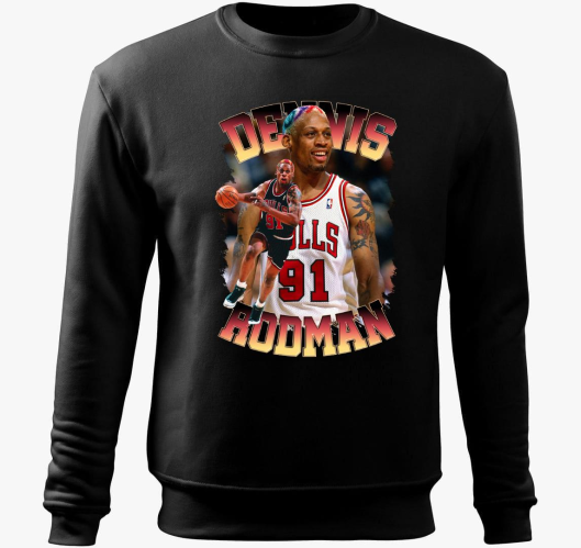 Dennis Rodman pulover s kapuco