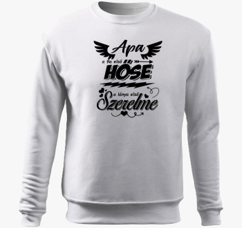 Oče fia szerelme pulover s kapuco
