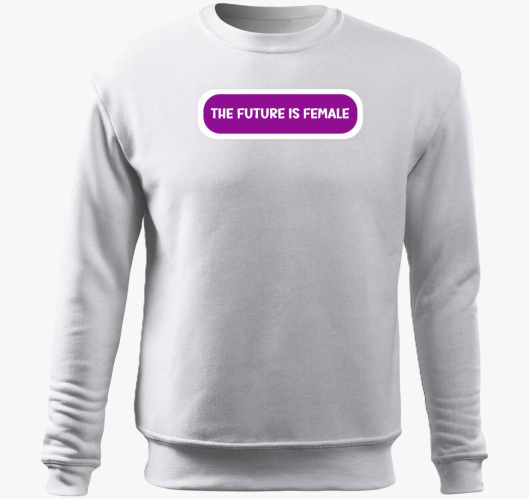 Future is female vijolična pul...