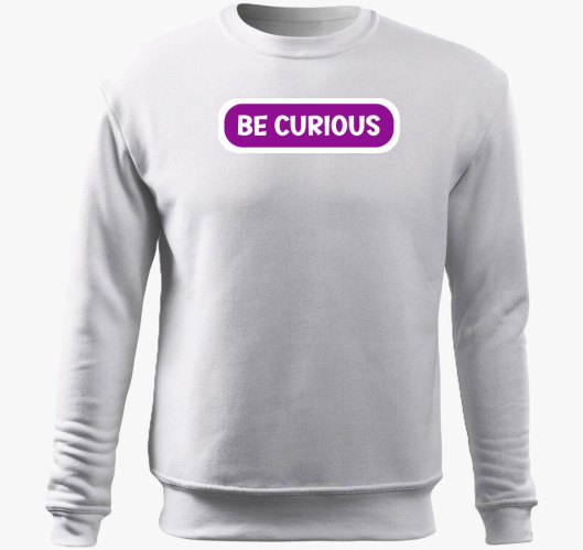 Be curious vijolična pulover s...