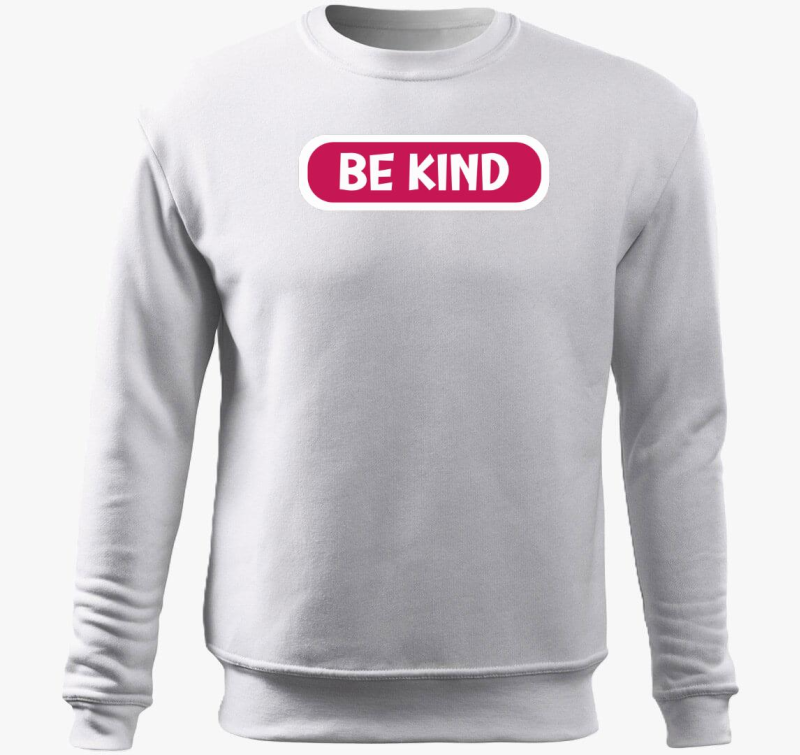 Be kind pink pulover s kapuco
