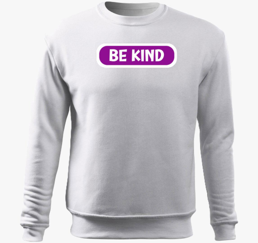Be kind vijolična pulover s ka...
