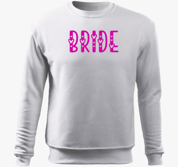 Bride pink pulover s kapuco