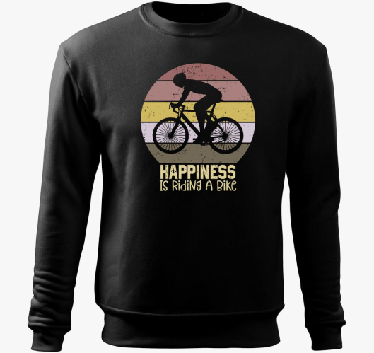 Happiness bike pulover s kapuc...