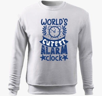 Legcukibb modra pulover s kapuco