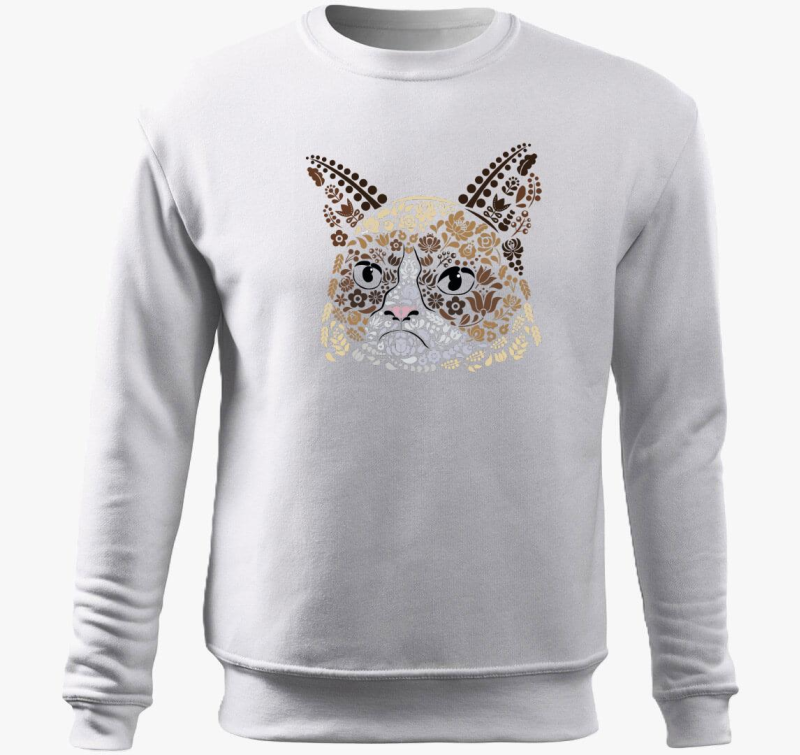 Magyaros Grumpy cat pulover s kapuco