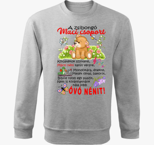 Maci csoport pulover s kapuco