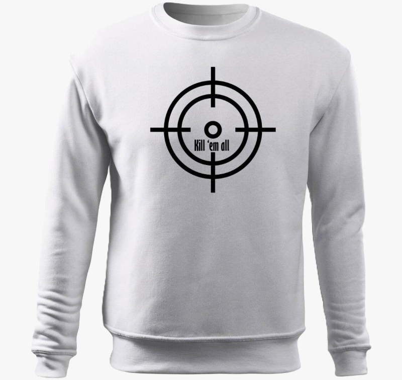 Kill em all pulover s kapuco