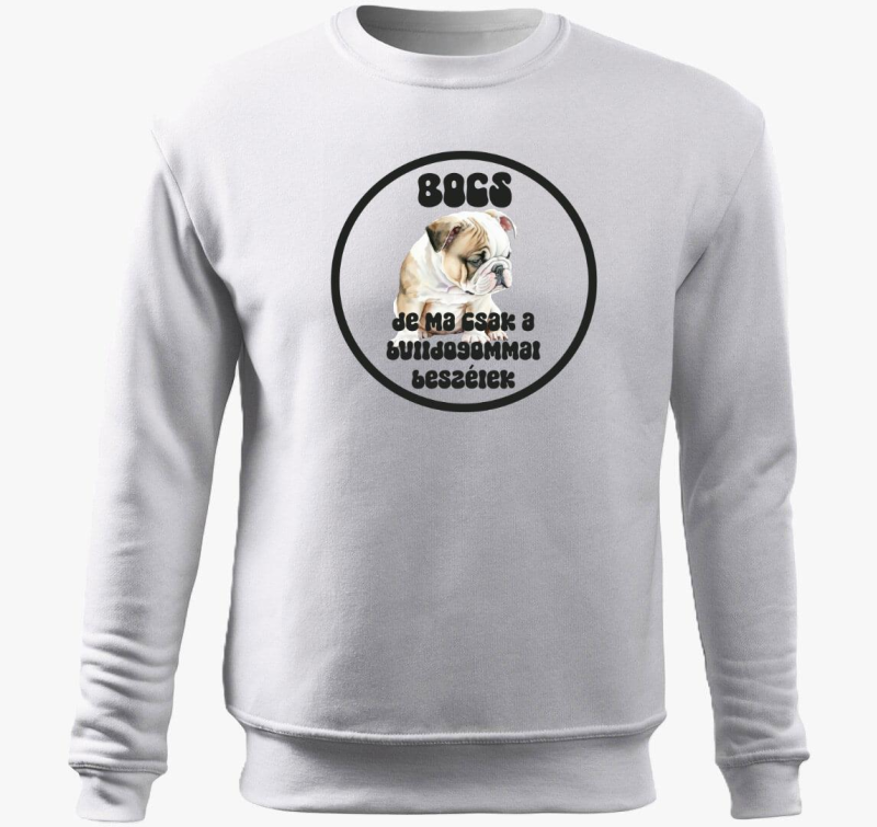 Bulldogommal pulover s kapuco