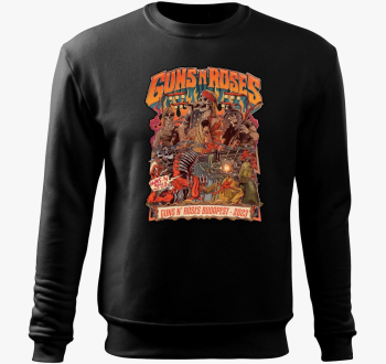 Guns N' Roses 2023 - Budapest pulover s kapuco
