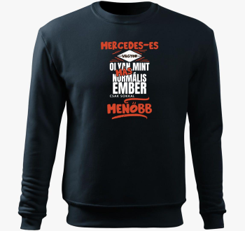 Mercedeses sem olyan kot ember pulover s kapuco