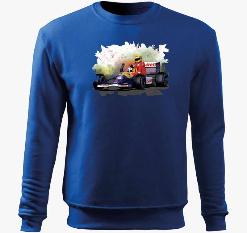 Mansell in Senna pulover s kapuco