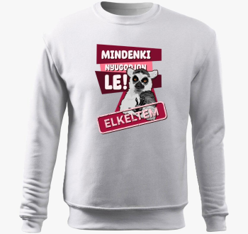 Vsakdo nyugodjon le elkeltem pulover s kapuco