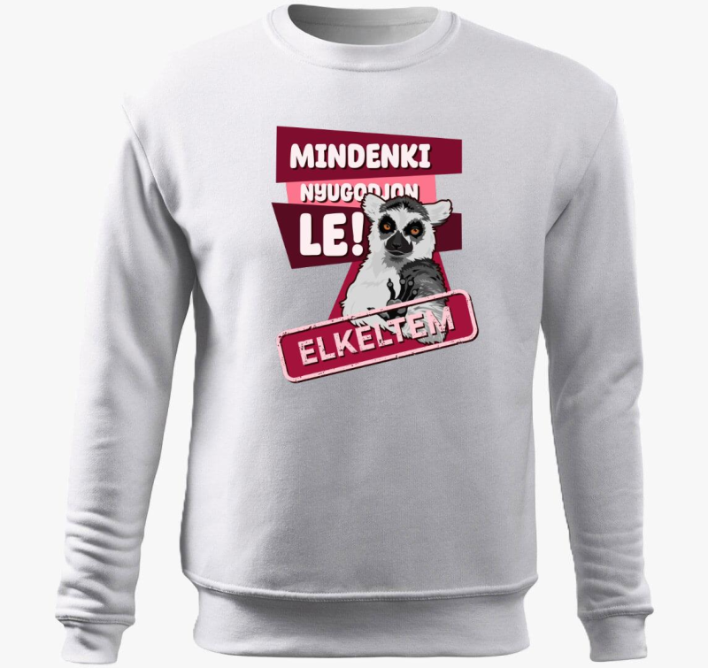 Vsakdo nyugodjon le elkeltem pulover s kapuco