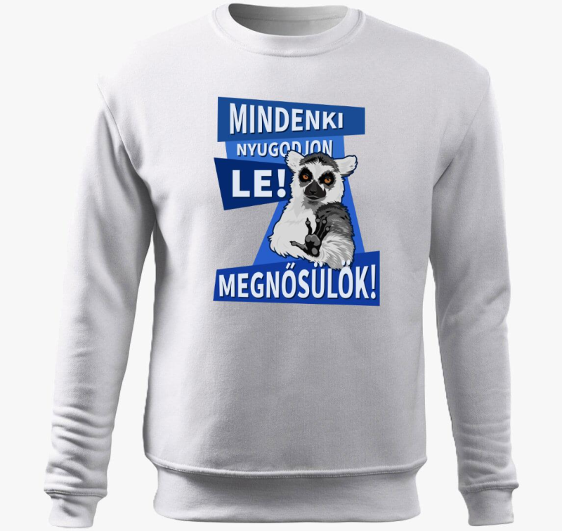 Vsakdo nyugodjon le pulover s kapuco