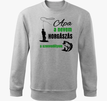 Oče nevem ribič pulover s kapuco