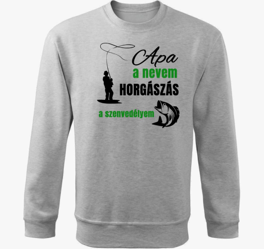 Oče nevem ribič pulover s kapu...