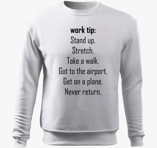work tip pulover s kapuco